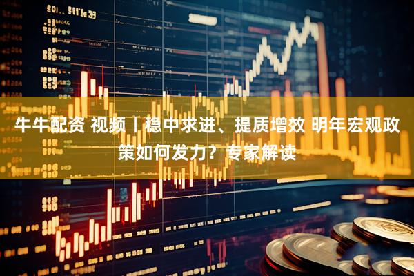 牛牛配资 视频丨稳中求进、提质增效 明年宏观政策如何发力？专家解读